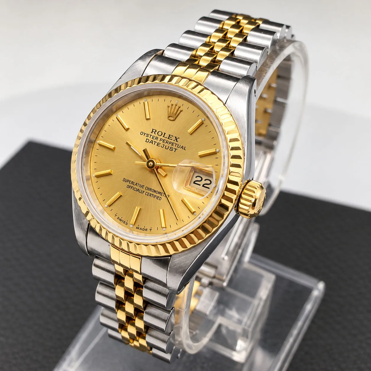 Rolex Datejust in Stahl und Gold mit Jubilé-Band