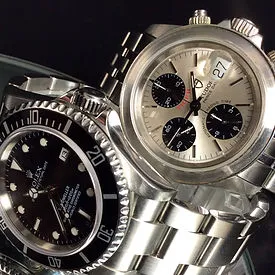 Rolex Submariner und Tudor Chronograph